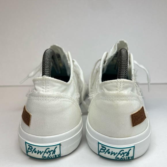 BLOWFISH Malibu Maxine FE Slip On Sneakers White Color Washed Recycled Canvas 10 - Picture 13 of 16